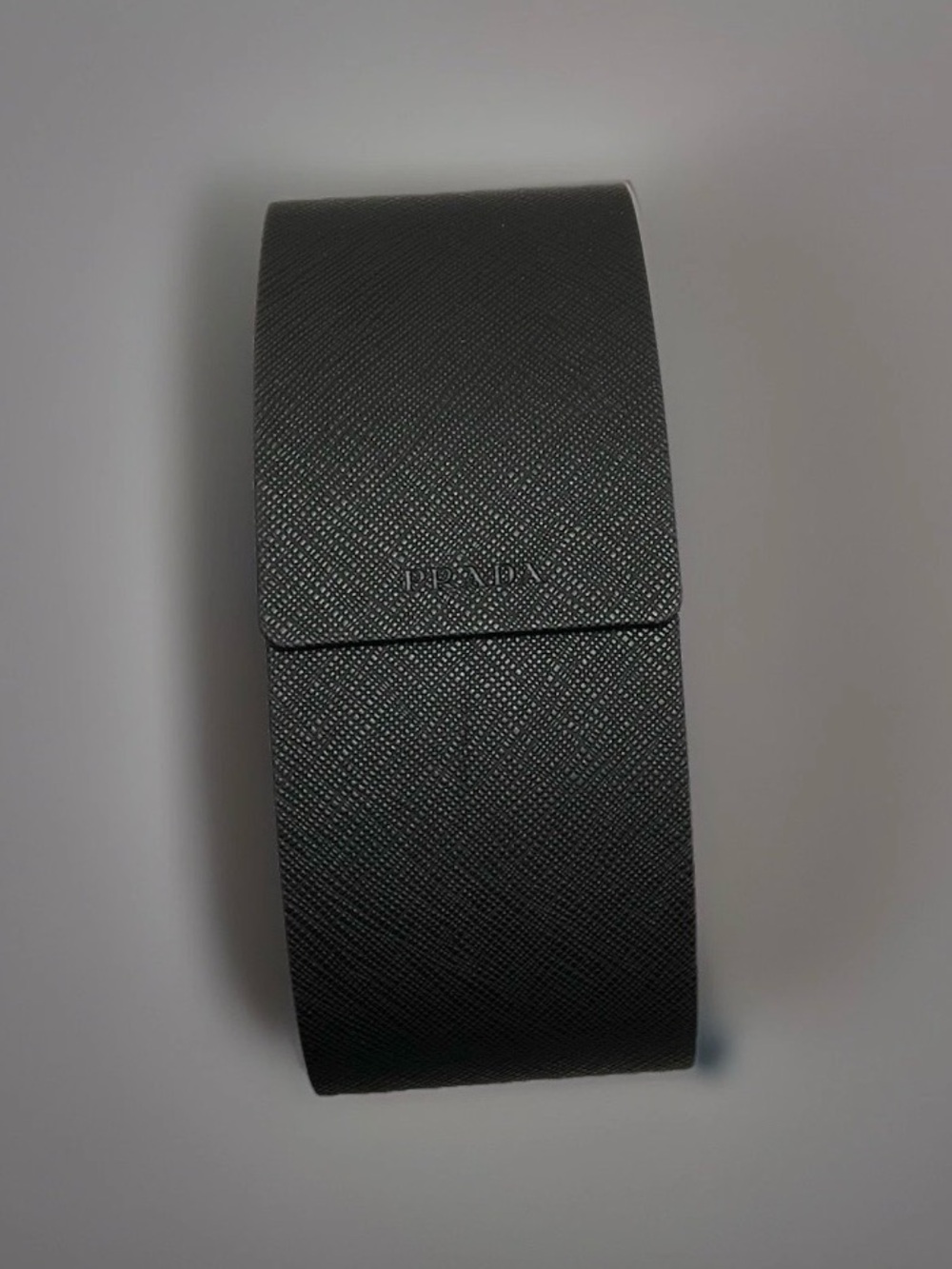 Prada Eyewear Sunglasses Case in Black With Cloth And Packet
